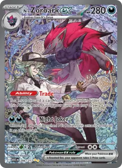 Pokémon-Karte N's Zoroark ex 286/217