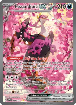 Pokémon-Karte Fezandipiti ex 288/217