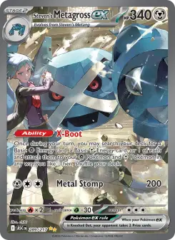 Pokémon-Karte Steven's Metagross ex 289/217