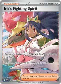 Pokémon-Karte Iris's Fighting Spirit 292/217
