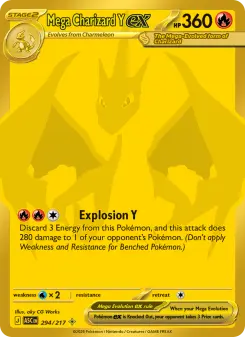 Pokémon-Karte Mega Charizard Y ex 294/217