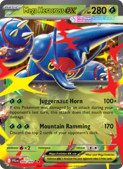 Pokémon-Karte Mega Heracross ex 004/094