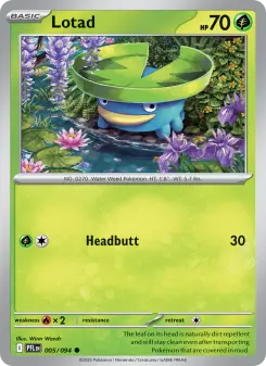 Pokémon-Karte Lotad 005/094