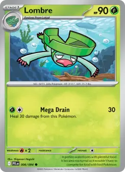 Pokémon-Karte Lombre 006/094