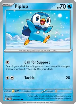 Pokémon-Karte Piplup 027/094