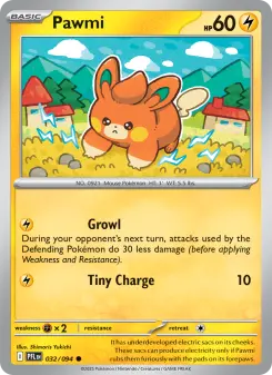 Pokémon-Karte Pawmi 032/094