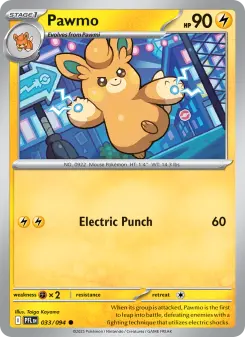 Pokémon-Karte Pawmo 033/094