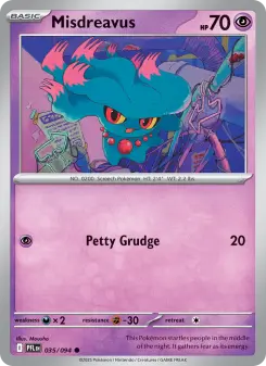 Pokémon-Karte Misdreavus 035/094