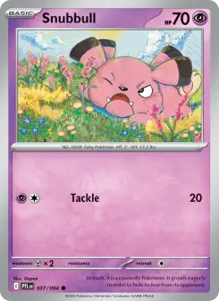 Pokémon-Karte Snubbull 037/094