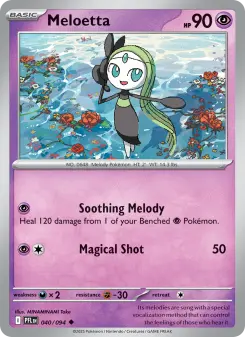 Pokémon-Karte Meloetta 040/094