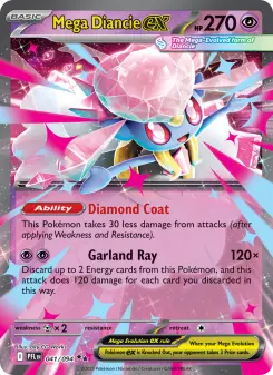 Pokémon-Karte Mega Diancie ex 041/094
