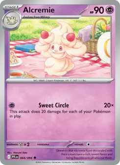 Pokémon-Karte Alcremie 044/094