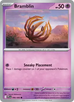 Pokémon-Karte Bramblin 046/094