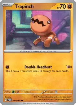 Pokémon-Karte Trapinch 051/094