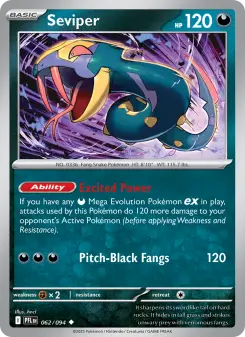 Pokémon-Karte Seviper 062/094