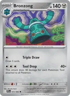 Pokémon-Karte Bronzong 072/094