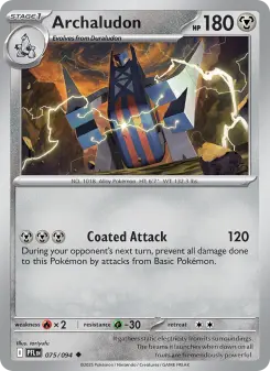 Pokémon-Karte Archaludon 075/094