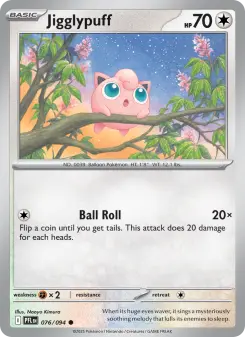 Pokémon-Karte Jigglypuff 076/094