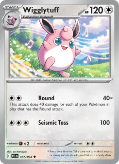 Pokémon-Karte Wigglytuff 077/094