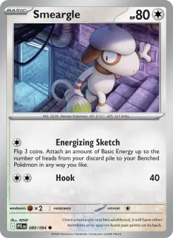 Pokémon-Karte Smeargle 080/094