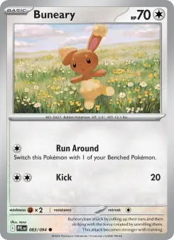 Pokémon-Karte Buneary 083/094