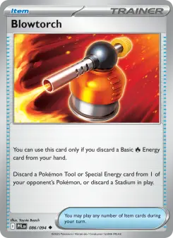 Pokémon-Karte Blowtorch 086/094