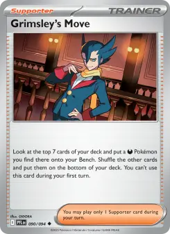 Pokémon-Karte Grimsley's Move 090/094
