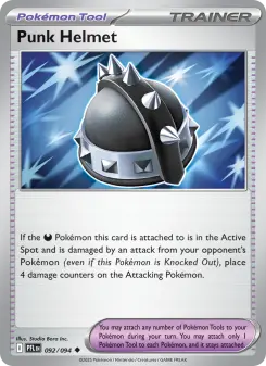 Pokémon-Karte Punk Helmet 092/094