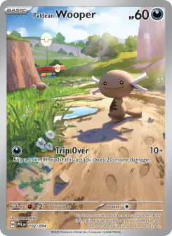 Pokémon-Karte Paldean Wooper 102/094