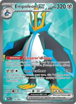 Pokémon-Karte Empoleon ex 114/094