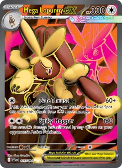 Pokémon-Karte Mega Lopunny ex 115/094
