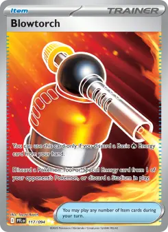 Pokémon-Karte Blowtorch 117/094