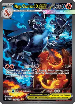 Pokémon-Karte Mega Charizard X ex 125/094