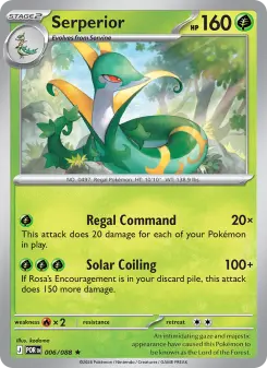 Pokémon-Karte Serperior 006/088