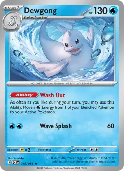 Pokémon-Karte Dewgong 019/088