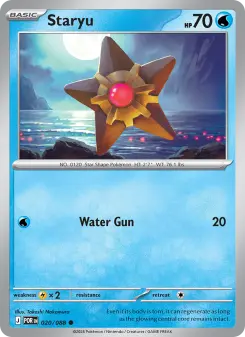 Pokémon-Karte Staryu 020/088