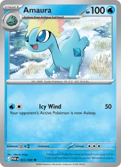 Pokémon-Karte Amaura 023/088