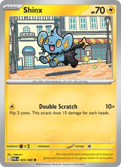 Pokémon-Karte Shinx 026/088