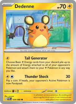 Pokémon-Karte Dedenne 029/088