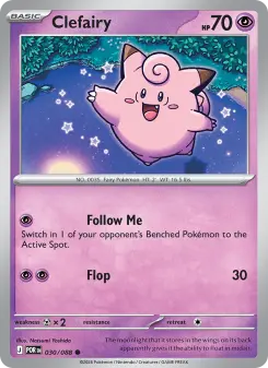 Pokémon-Karte Clefairy 030/088