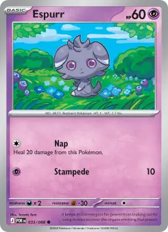 Pokémon-Karte Espurr 033/088