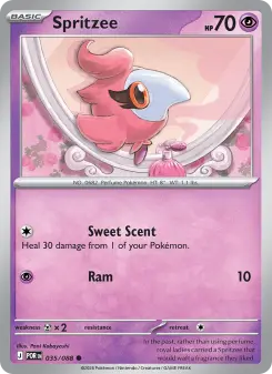 Pokémon-Karte Spritzee 035/088