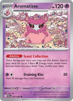 Pokémon-Karte Aromatisse 036/088