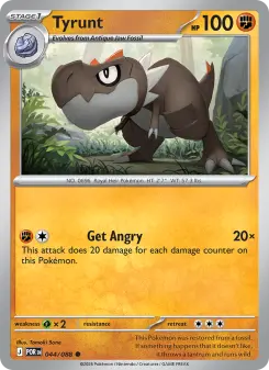 Pokémon-Karte Tyrunt 044/088