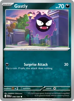Pokémon-Karte Gastly 048/088