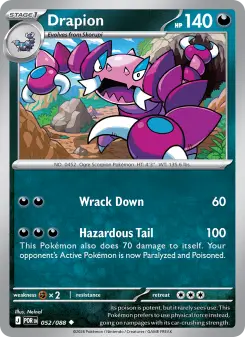 Pokémon-Karte Drapion 052/088