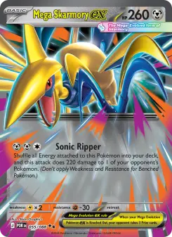 Pokémon-Karte Mega Skarmory ex 055/088