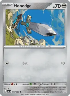 Pokémon-Karte Honedge 056/088