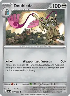 Pokémon-Karte Doublade 057/088