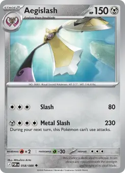 Pokémon-Karte Aegislash 058/088